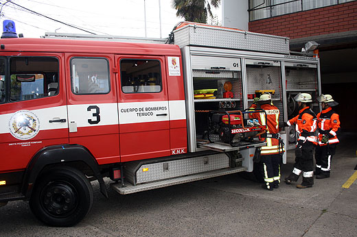 Bomberos de Temuco abrirán sus cuarteles a la comunidad