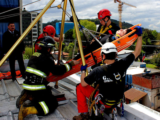 Ejercicio demostrativo en Instituto Aiep de Temuco
