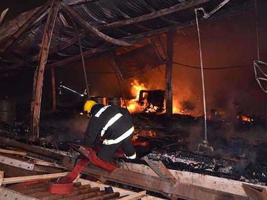 Segunda Alarma de incendio en la salida a Cholchol