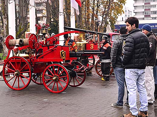 Cuerpo de Bomberos de Temuco se hizo parte del “Día del Patrimonio”