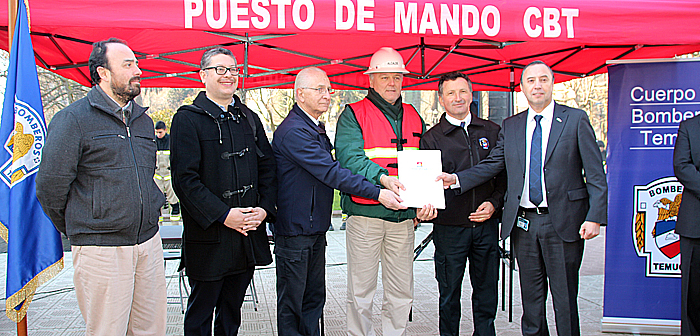 Bomberos de Temuco cuentan con seguro de vida gracias a iniciativa municipal