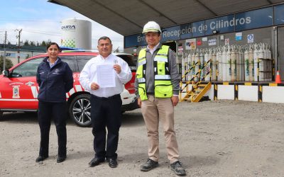 Cuerpo de Bomberos de Temuco refuerza su capacidad de atención en emergencias mediante convenio con Indura