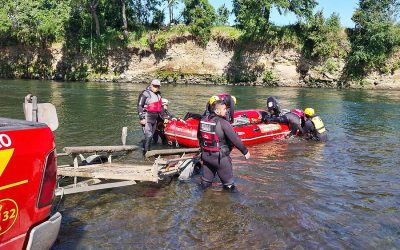Finalizó la búsqueda del menor desaparecido en el río Cautín