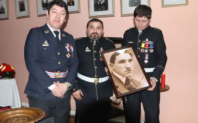 El desconocido lazo que une la 8ª Compañía de Bomberos de Valdivia con la 8ª de Temuco