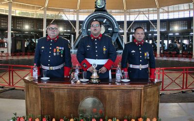 Con ceremonia en el Museo Ferroviario, la Quinta Compañía celebró su 111º aniversario