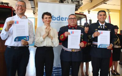 Ministra del Interior, Carolina Tohá, encabezó entrega de recursos para remodelación del cuartel de la 7ª Compañía de Bomberos de Temuco
