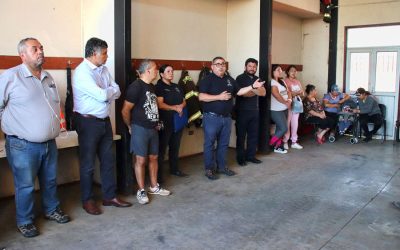 Autoridades del Cuerpo de Bomberos de Temuco se reunieron con vecinos de San Ramón para atender a sus demandas