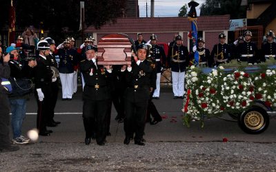 Emotivos funerales del bombero honorario Rodrigo Herrera Brun