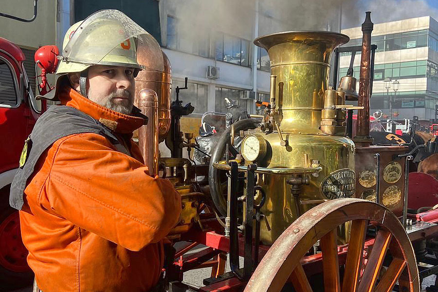 Luto en el Cuerpo de Bomberos de Temuco por fallecimiento de voluntario honorario de la 3ª Compañía