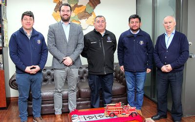 Autoridades del CB Temuco sostuvieron encuentro con el gobernador regional