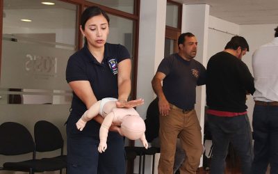 Cuerpo de Bomberos de Temuco capacita al Fosis Araucanía en reanimación cardiopulmonar