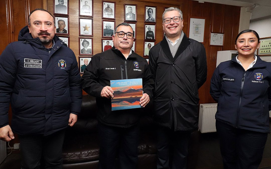 Alcalde de Temuco realizó visita protocolar con motivo del Día Nacional del Bombero